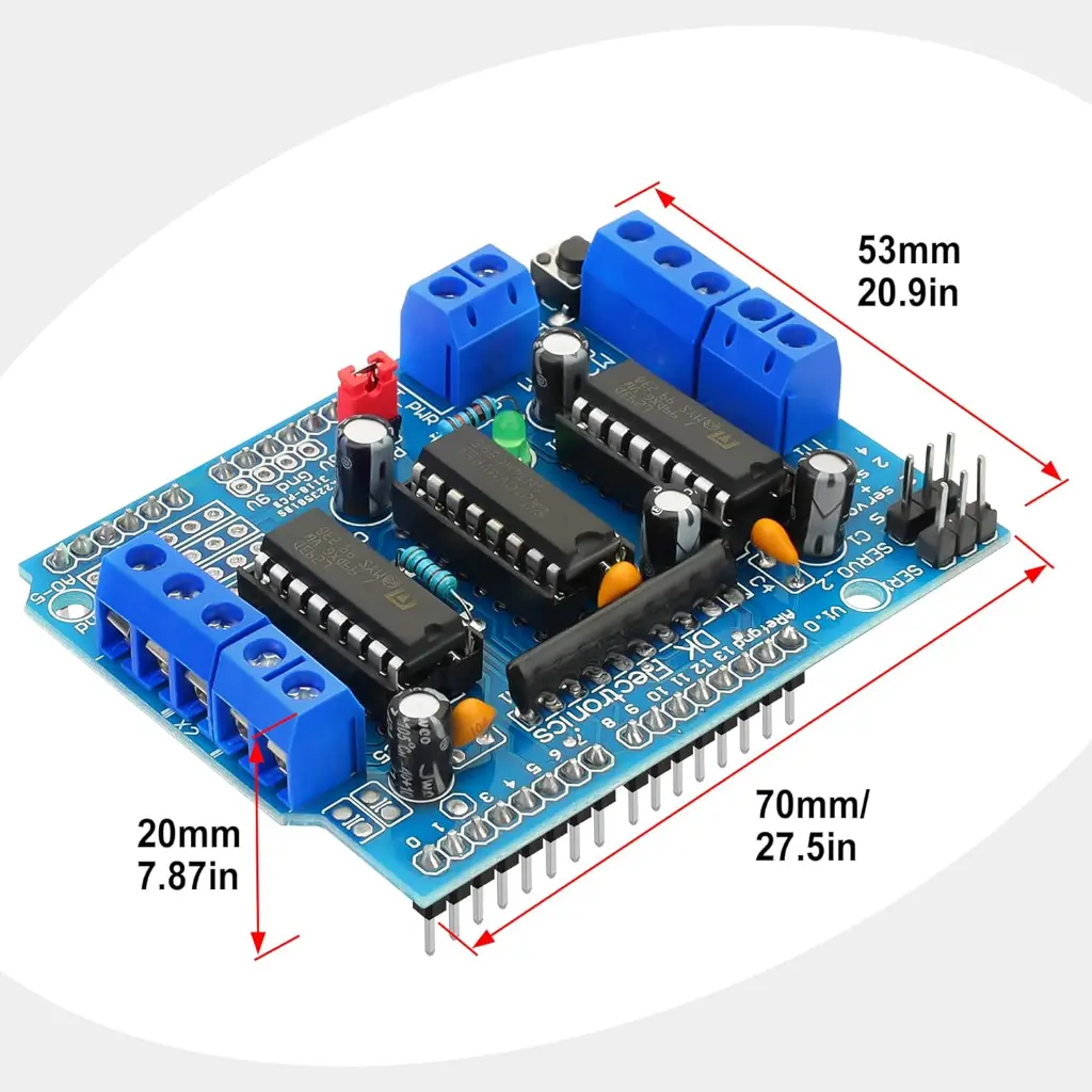 L293D DC Motor Drive - Stepper Motor Control Shield Module Expansion Board Fit_2.webp