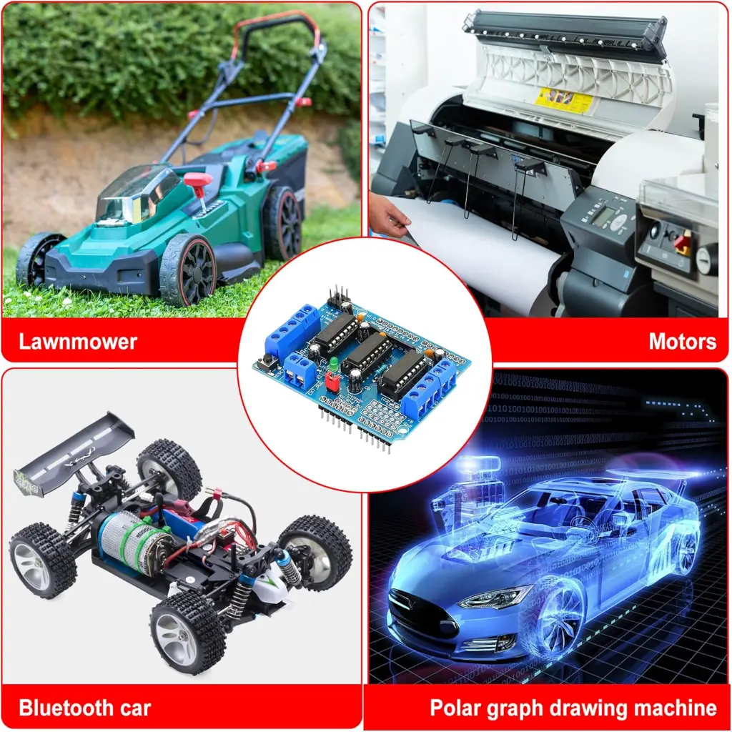 L293D DC Motor Drive - Stepper Motor Control Shield Module Expansion Board Fit_4.webp