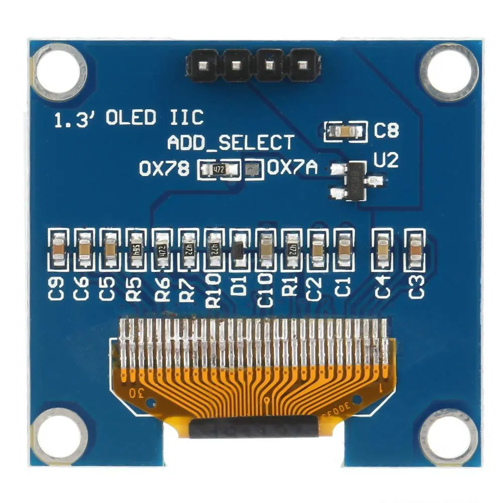 1.3-inch OLED Display Module, 128×64 Resolution, SSD Controller_2.webp