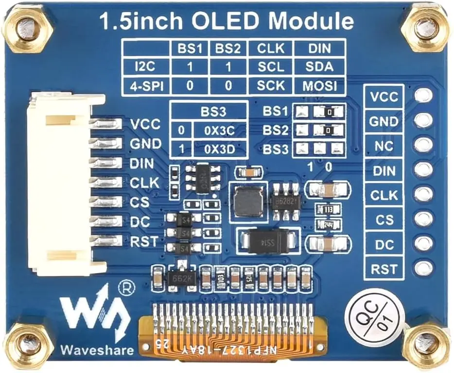 1.5inch OLED Display Module 128x128 Pixels_4.webp