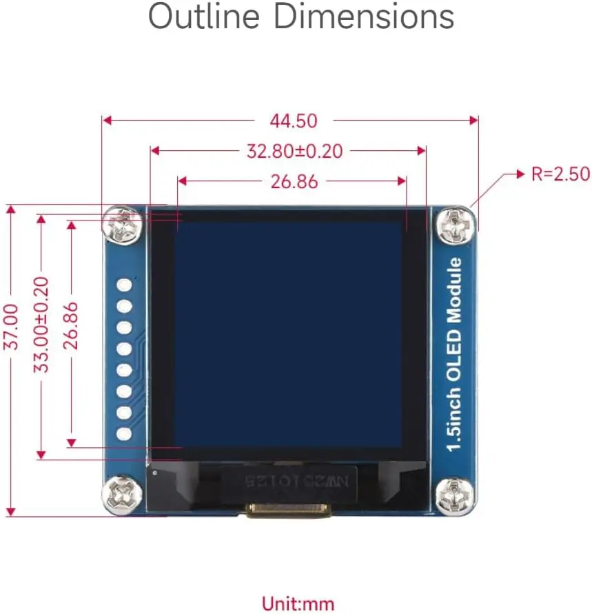 1.5inch OLED Display Module 128x128 Pixels_3.webp