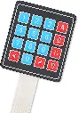 4x4 Keypad 16 Key Matrix Array Membrane Switch Keypad Keyboard for Microcontroller _3.webp
