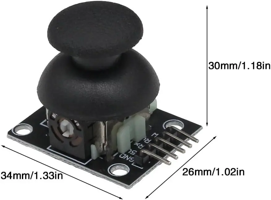 Game Joystick Control Stick Sensor KY-023 Dual-Axis Button Joystick for PS2 Arduino_1.webp
