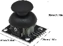 Game Joystick Control Stick Sensor KY-023 Dual-Axis Button Joystick for PS2 Arduino_1.webp