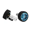 JGA25-370 DC 12V 620rpm Gear Motor with Mounting Bracket and Wheel_1.webp