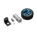 JGA25-370 DC 12V 620rpm Gear Motor with Mounting Bracket and Wheel_2.webp