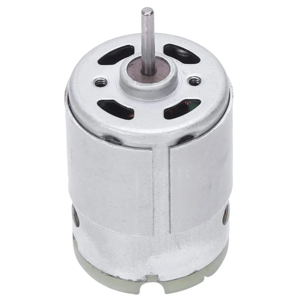 RS380 DC Motor 1.5–18V Up to 30,000 RPM 38 x 28 mm for RC Models, Toys, and DIY Projects (Silver)3.webp