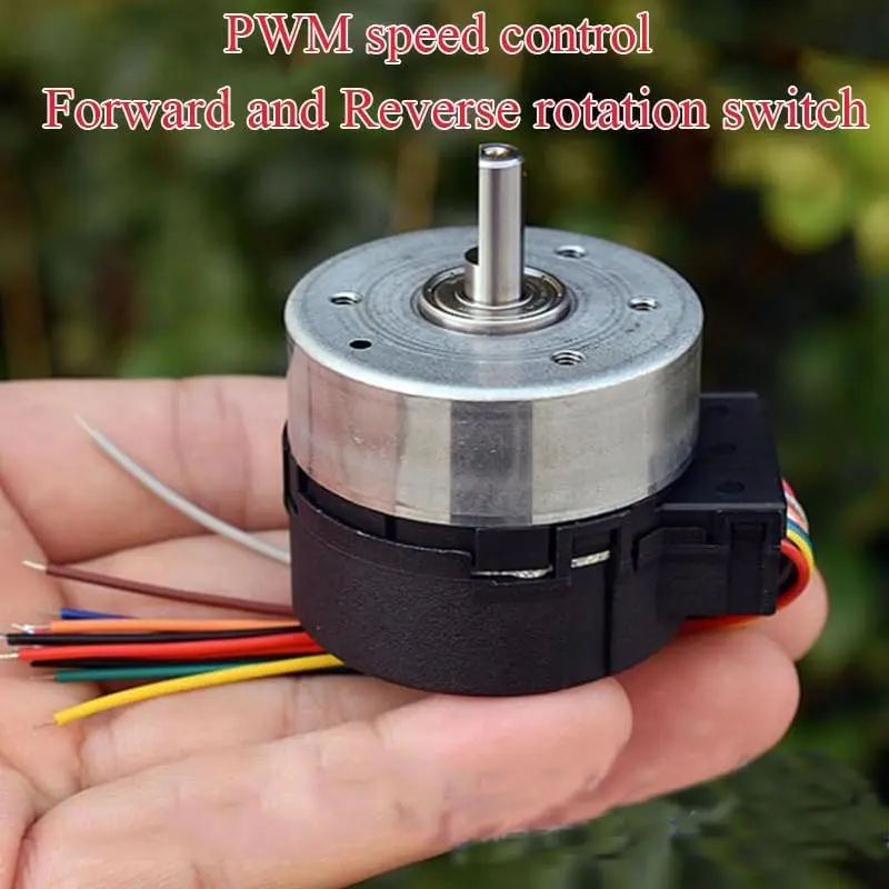 24H Brushless Servo Motor DC 24V Built-in Drive PWM Speed Regulation 100 Line Encoder 6000RPM3.webp