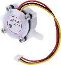 Water Flow Sensor, Stable Hall Effect Flow Meter YF S401 Plastic 50_ ± 10_ Suitable for Water Cooler, Coffee Machine and Water Filter, Liquid Level Sensor 1.webp
