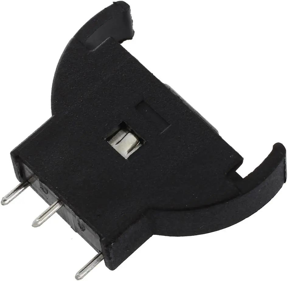 Black Plastic CR2032 Button Battery to Battery Holders 1.webp