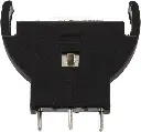 Black Plastic CR2032 Button Battery to Battery Holders 2.webp