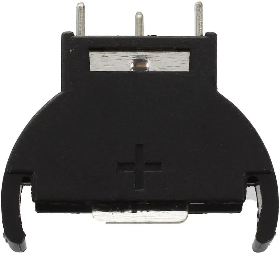 Black Plastic CR2032 Button Battery to Battery Holders 3.webp