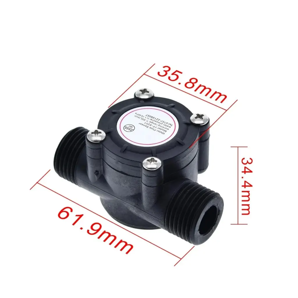 débitmètre, montage en surface, signal électrique, pour traitement de l'eau, plomberie, irrigation 3.webp