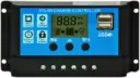 10A/20A/30A, compatible 12V/24V, Régulateur de charge solaire automatique , avec écran LCD pour panneaux solaires