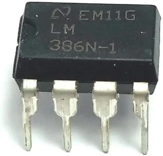 LM386N-1 LM386 Semiconductor  Wide Input Voltage Low Power Audio Amplifier DIP-8