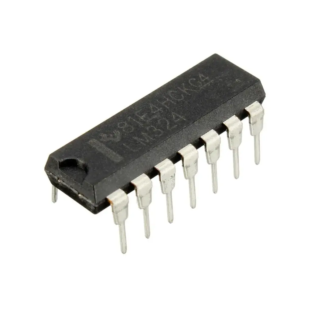 LM324N LM324 | DIP14 Circuit intégré (CI) quadruple amplificateur opérationnel (Op-Amp) 