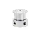 Poulie GT2 à 20 dents en aluminium, avec un alésage au choix de 4, 5, 6,35 ou 8 mm.