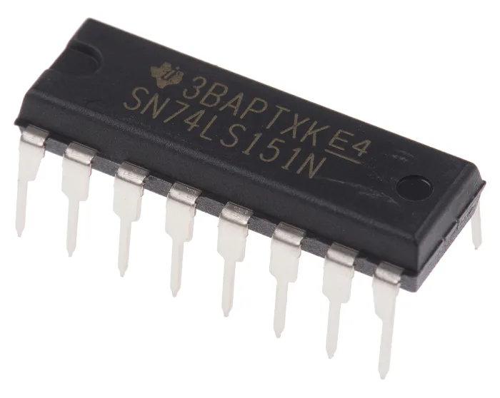 SN74LS151N | Multiplexeur, 1 circuit logique CMOS 8:1, boîtier PDIP-16