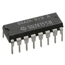 DM74155N, DM74156N, SN74157N 16 PIN DIP PACKAGE DECODER/MULTIPLEXER SN74156N, SN74156N, ITT74157N IC