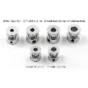 Poulie d’entraînement GT2 à 20 dents – Alésage 4, 5, 6, 6,35 ou 8 mm – Aluminium – pour courroie GT2 ouverte de 10 mm de large
