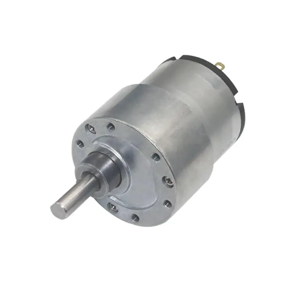 JGB37-520,12V, 100/600/1000rpm  High Torque Gear Motor All Metal Gear Box Electric Motor 