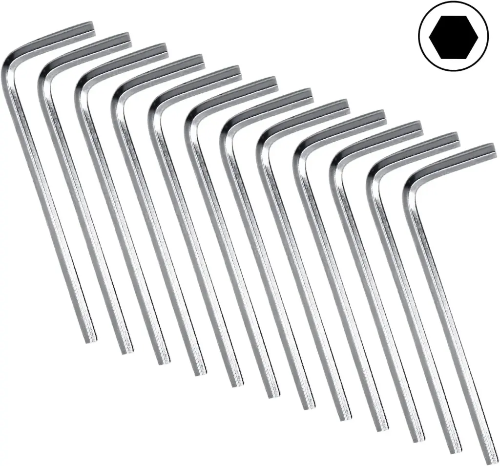  2mm 2.5mm Allen Wrench L-Shaped Hex Key, Hex Spanner Wrench Set, Hex Key Replacement Hexagon Head Repairing Tool