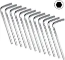  2mm 2.5mm Allen Wrench L-Shaped Hex Key, Hex Spanner Wrench Set, Hex Key Replacement Hexagon Head Repairing Tool