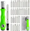 32 in 1 Small Precision Screwdriver Set, Magnetic Mini Screwdriver Set, Professional Tiny Repair Tool Kit for Glasses, Watches, Laptop, Electronics, Toys, Jewelry, Computers