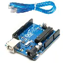 Puce IC amovible Arduino UNO R3 avec câble USB