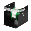 Industrial wire holders, all-metal black