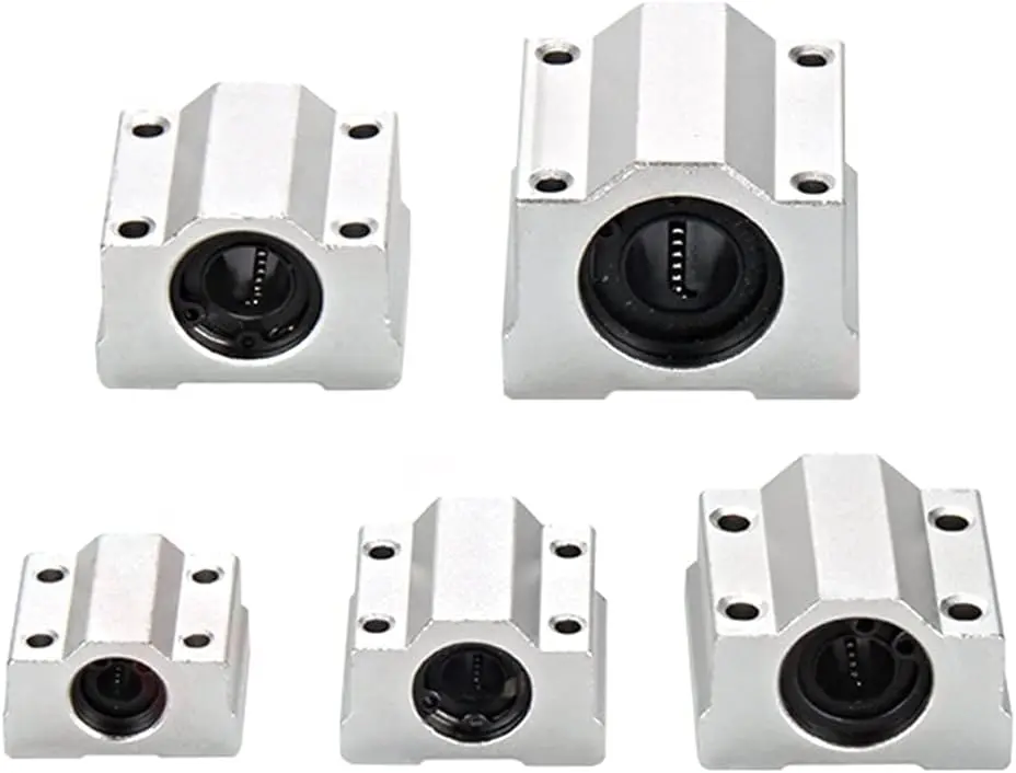 Linear Ball Bearing Slide Block Bushing SC6UU/SC8UU/SC10UU/SC12UU for 3D Printer Box Bearing Bearings Bearing Block