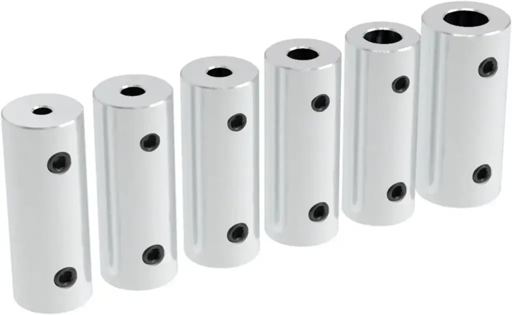 D10L26mm 2mm/2.3mm/3mm/3.17mm/4mm/5mm/6mm Motor Shaft Aluminum Alloy Coupling Rc Car Boat Metal Drive Shaft Connector Coupler