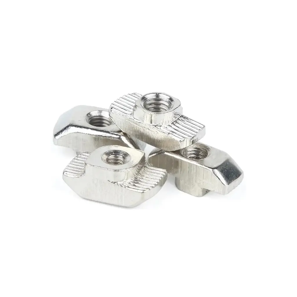 Écrous en T à frapper M3 M4 M5 × 10 mm (lot de 6) – Glissière T-slot pour profilés aluminium série 2020