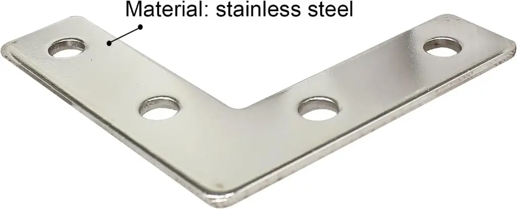 2020 Aluminum Extrusion T Slot Corner Bracket 20 Series Extruded Hardware L Shape Joint Plate with Nut Bolt for 20/20  T V Slot Aluminum Profile Connector Accessories 