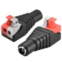5.5x2.1mm DC Female Push Connector  Power Adapter 