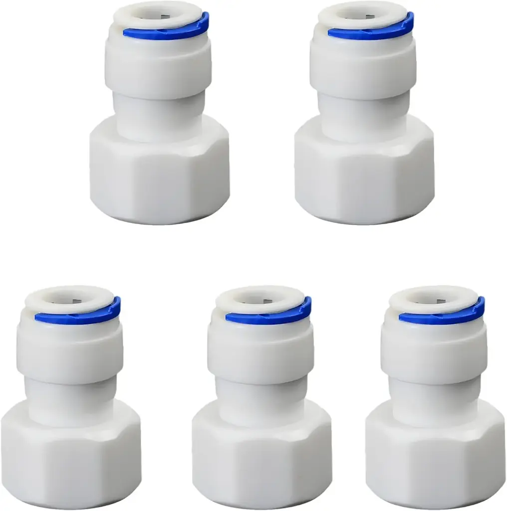 Raccord rapide Push-Fit – Filetage femelle 1/2" vers Tube 1/4" et vers Tube 3/8"