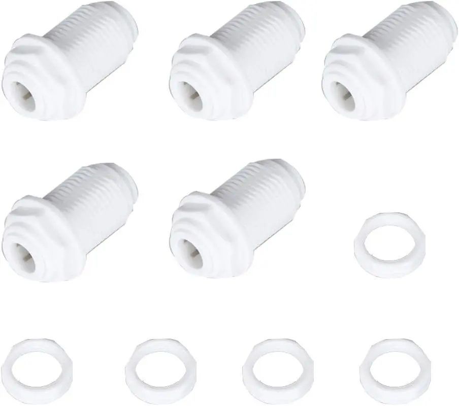 1/4", 3/8" RO Water Tube Fitting,Bulkhead Connector,Quick Connect Bulkhead Connector,for RO Water system,Water filters,Water purifiers Fittings