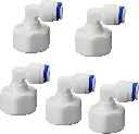 Female Thread Elbow  PE Hose OD Push-In Quick-Connect Fitting for RO Reverse Osmosis Water Filter Plastic Joint