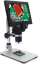 Portable 7 inch LCD Digital Microscope 1200X Zoom 12MP High-Resolution for Soldering & PCB Inspection Continuous Magnification A 