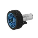 JGA25‑370, DC 12 V, 620 tr/min, Moteur à engrenages  avec support de fixation et roue