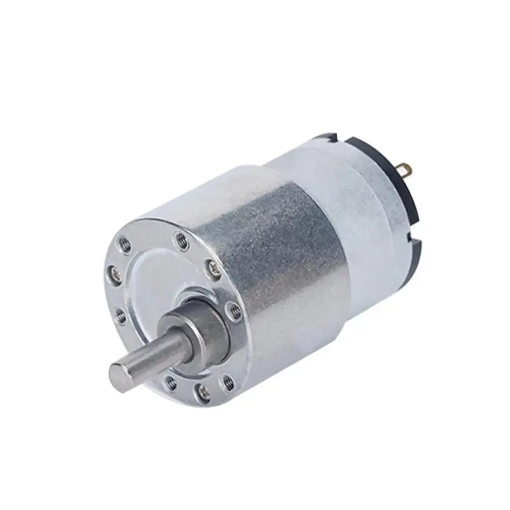 JGB37-520 DC 6V 12V 24V 7-960RPM Micro Moteur à Engrenage Réducteur de Couple Élevé Moteur de Réduction Électrique Réversible à Micro Vitesse