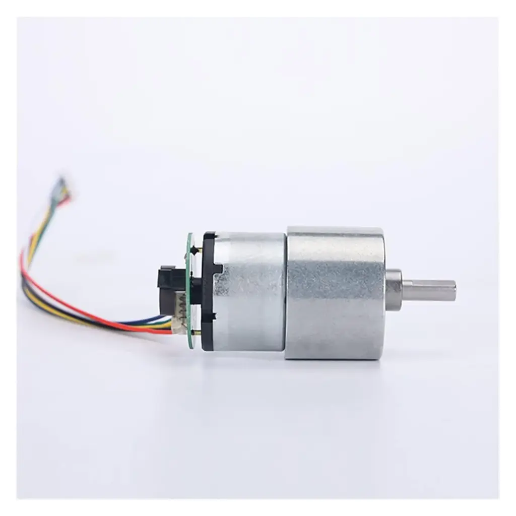 JGB37-520, 12V DC Moteur à engrenages + encodeur magnétique de précision : 600, 100, 50 tr/min.
