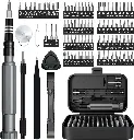 Ensemble de tournevis de précision 150-en-1, kit de tournevis compacts avec étui, outils de réparation électronique pour PC, ordinateur, ordinateur portable, iPhone, MacBook, lunettes, sonnette, montre, PS5, manette Xbox, RC (Noir)