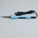 Fer à souder portable USB Type-C à température réglable avec écran LCD et chauffe rapide.