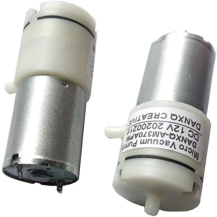 370 Moteur Mini Pompe à air, Pompe de surpression, DC 12V Pompe à Vide Pression négative