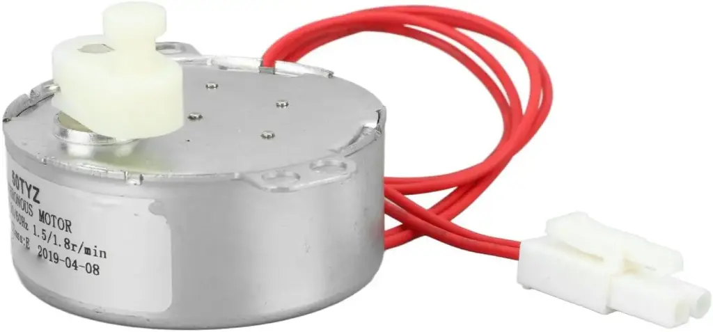 Replacement Motor for Egg Turner, 4W Egg Turner Rotator Incubator Motor Electric Synchronous Motor with Connector for Chickens Ducks Birds Hatching Eggs (12v)