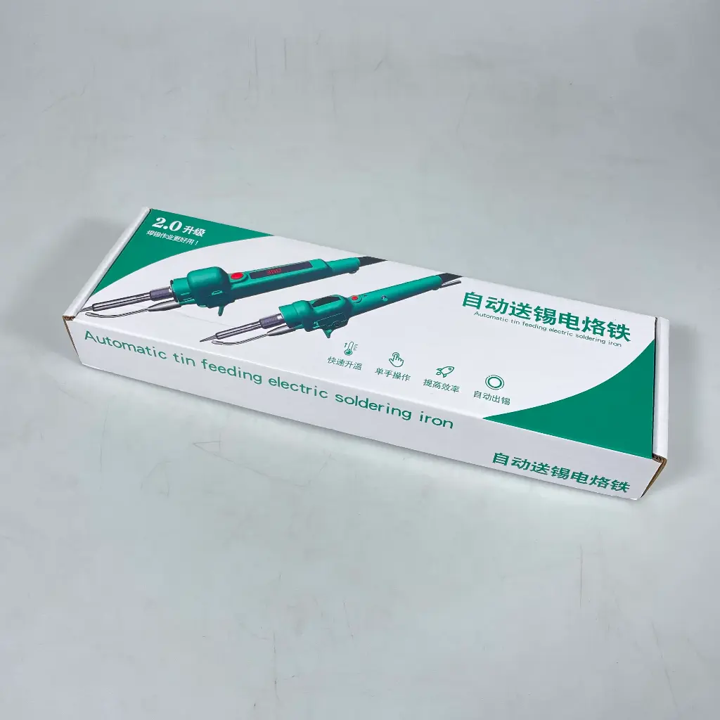 New 80W Electric Soldering Iron with Automatic Tin Feeding Feature