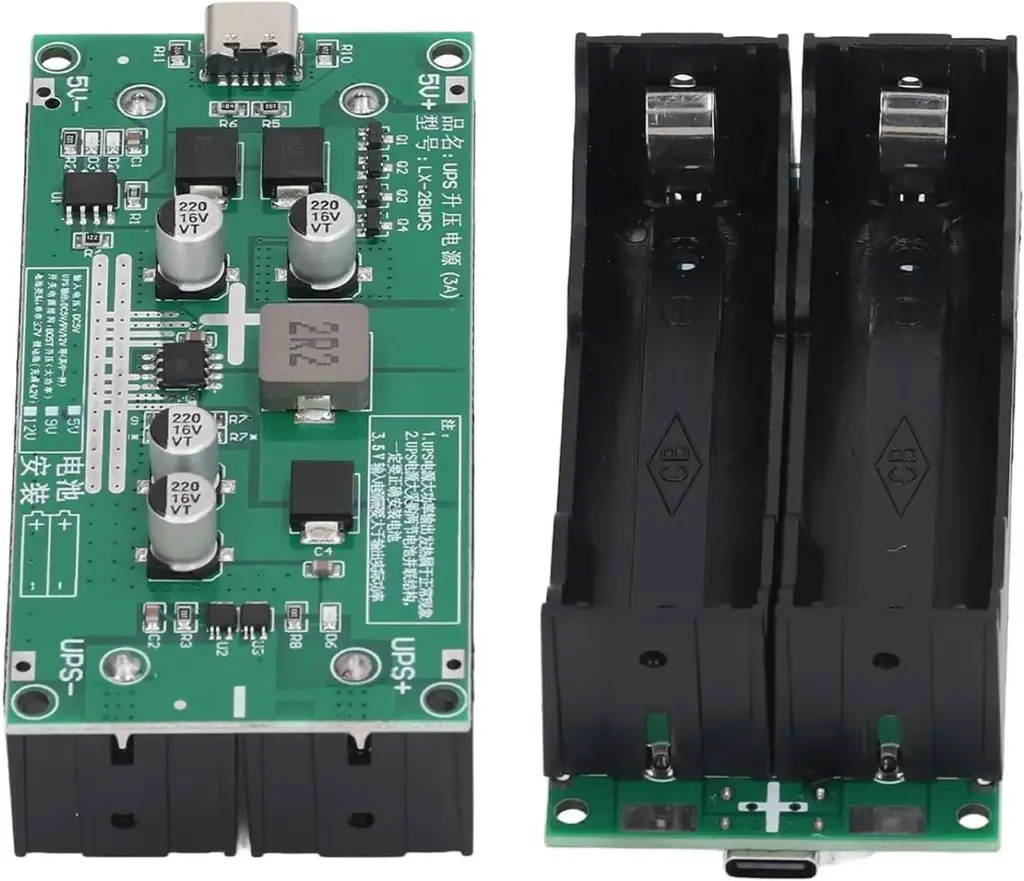 Module de charge rapide 15 W 3 A DC-DC 12V pour batterie au lithium 18650, Type C