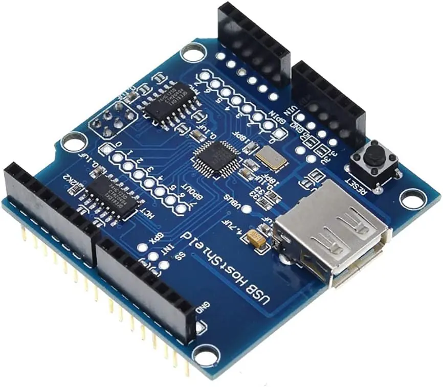 USB Host Shield for Arduino UNO MEGA ADK Compatible for Android ADK DIY Electronic Module Board