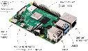 Raspberry Pi 4 Model-B with 4 GB RAM Computer 64-bit Bluetooth Wifi